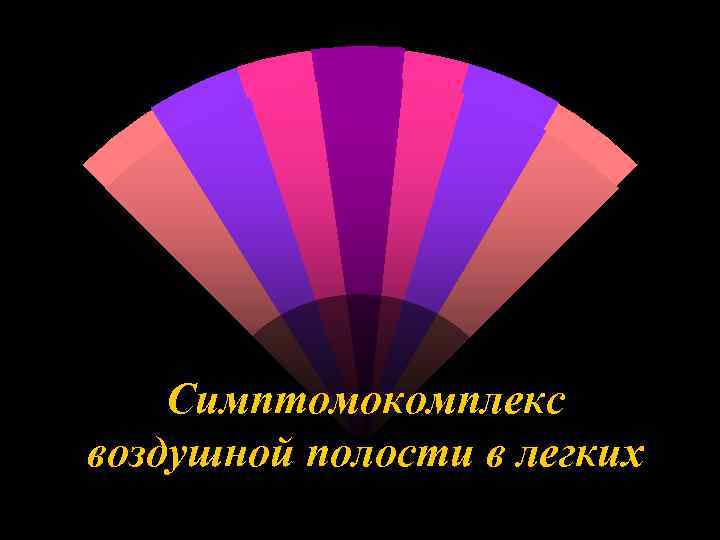 Симптомокомплекс воздушной полости в легких 