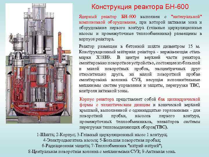 По какой схеме компонуются яэу с реакторами pwr