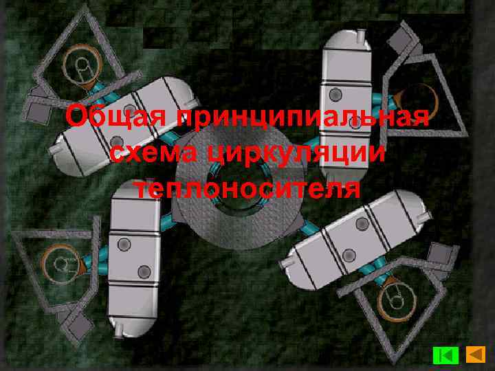 Общая принципиальная схема циркуляции теплоносителя 