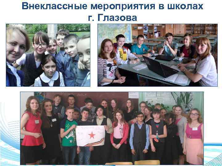 Внеклассные мероприятия в школах г. Глазова 