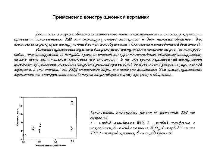 Применение конструкционной керамики Достижения науки в области значительного повышения прочности и снижения хрупкости привели