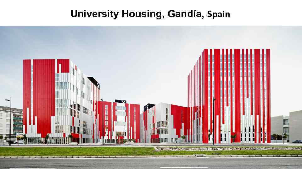 University Housing, Gandía, Spain 