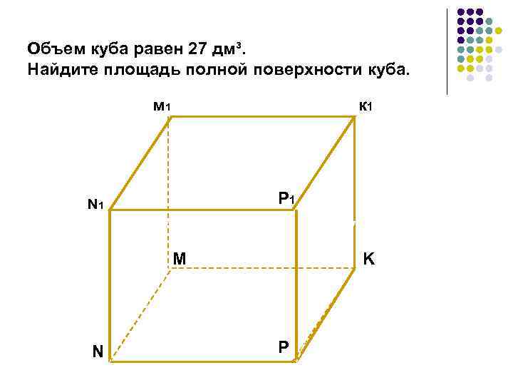 Контрольная по теме прямоугольный параллелепипед