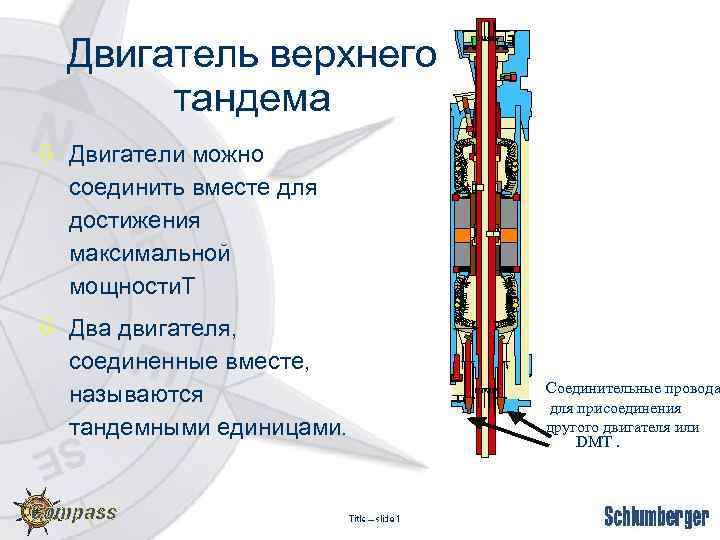 Двигатель верхнего тандема ò Двигатели можно соединить вместе для достижения максимальной мощности. T ò