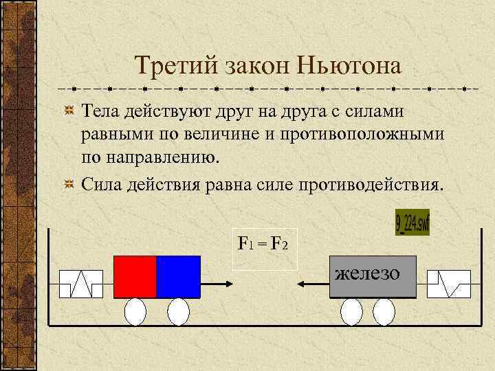 Какой 3 закон. Сила действия равна силе противодействия 3 закон Ньютона. Сиде действия равна сила противодецствия. Сила действия равна силе противодействия. Сила действия равна силе противодействия закон.