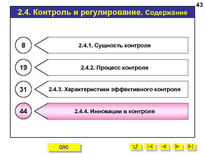 2. 4. Контроль и регулирование. Содержание 8 2. 4. 1. Сущность контроля 19 2.