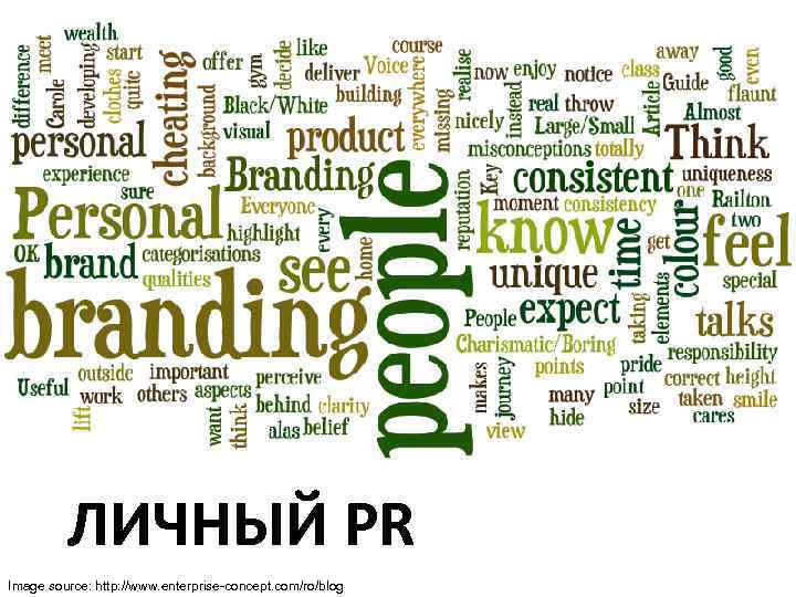 ЛИЧНЫЙ PR Image source: http: //www. enterprise-concept. com/ro/blog 