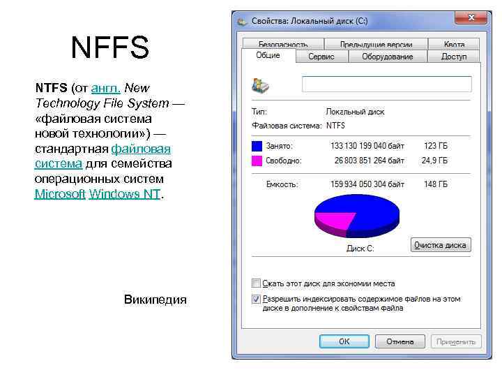 NFFS NTFS (от англ. New Technology File System — «файловая система новой технологии» )