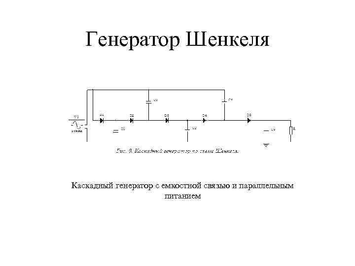 Генератор Шенкеля Каскадный генератор с емкостной связью и параллельным питанием 