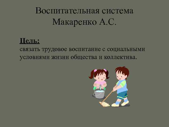 Воспитательная система а с макаренко презентация