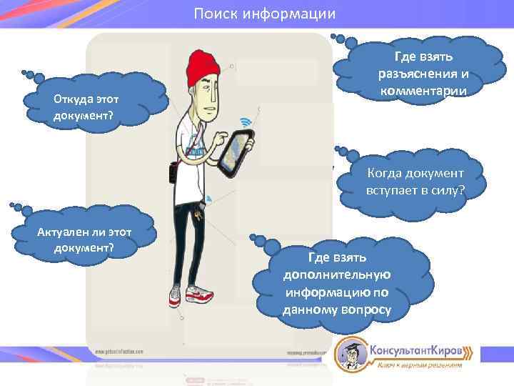Поиск информации Где взять разъяснения и комментарии Актуален ли этот документ? Откуда этот документ?