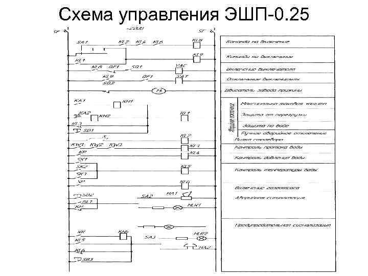 Электрическая схема электрошпалоподбойки