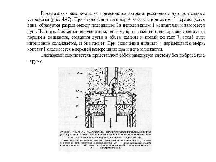 Схема управления выключателем с  электромагнитным приводом 