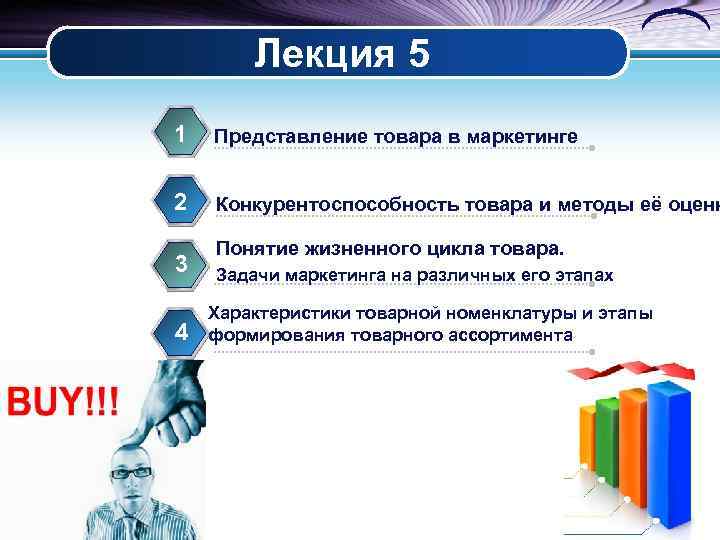 Лекция 5 1 Представление товара в маркетинге 2 Конкурентоспособность товара и методы её оценк