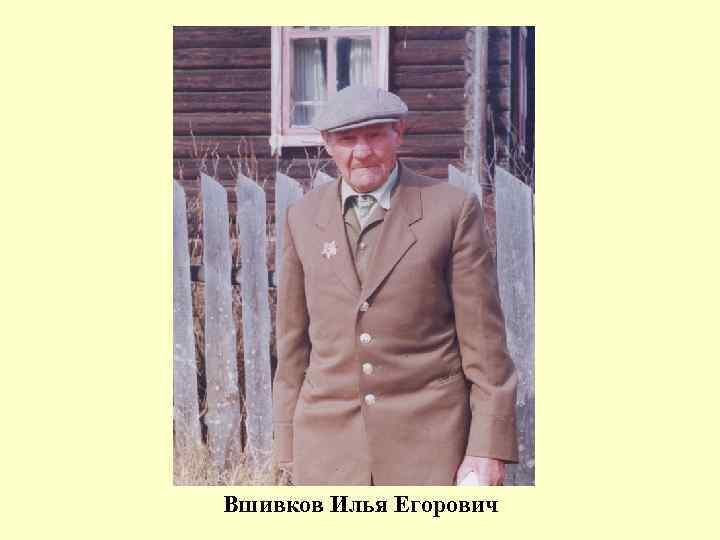 Вшивков Илья Егорович 