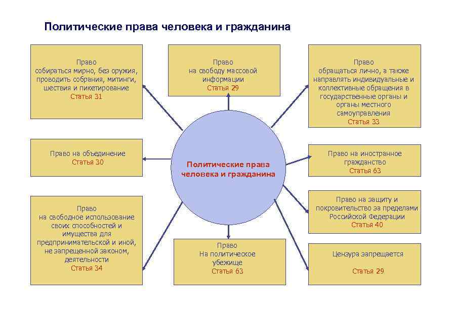 Схема политические права