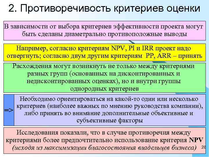 Критерии и методы оценки инвестиционных проектов диплом