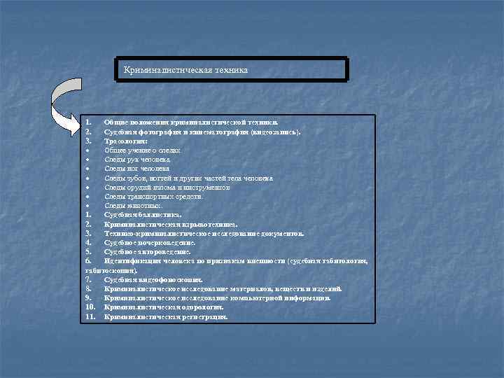 Криминалистическая техника 1. Общие положения криминалистической техники. 2. Судебная фотография и кинематография (видеозапись). 3.