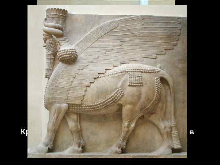 Крылатые стражи ворот из дворца Саргона II в Дур-Шаррукине. VIII в. до н. э