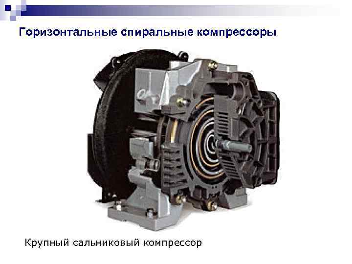 Горизонтальные спиральные компрессоры Крупный сальниковый компрессор 