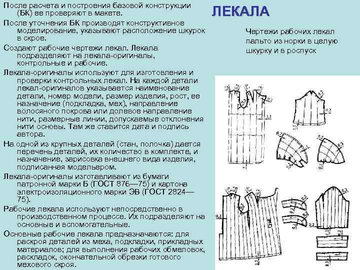 Как называется процесс разработки чертежа швейного изделия