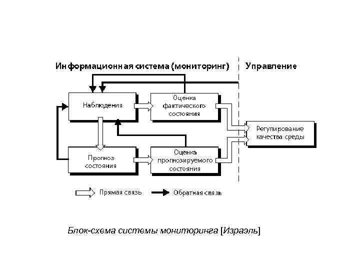 Схема экологического мониторинга