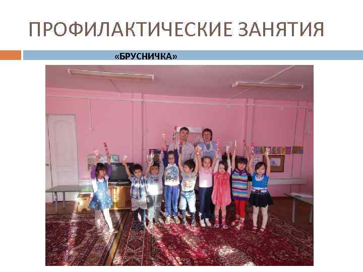 ПРОФИЛАКТИЧЕСКИЕ ЗАНЯТИЯ «БРУСНИЧКА» 