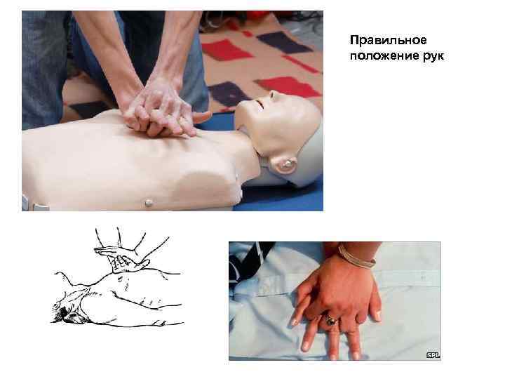 Правильное положение рук 