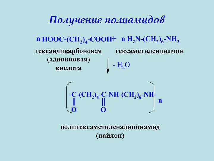 В результате поликонденсации аминокислот образуются