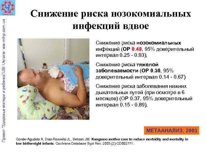 Проект “Здоровье матери и ребенка”/JSI Ukraine ww. mihp. com. ua Снижение риска нозокомиальных инфекций