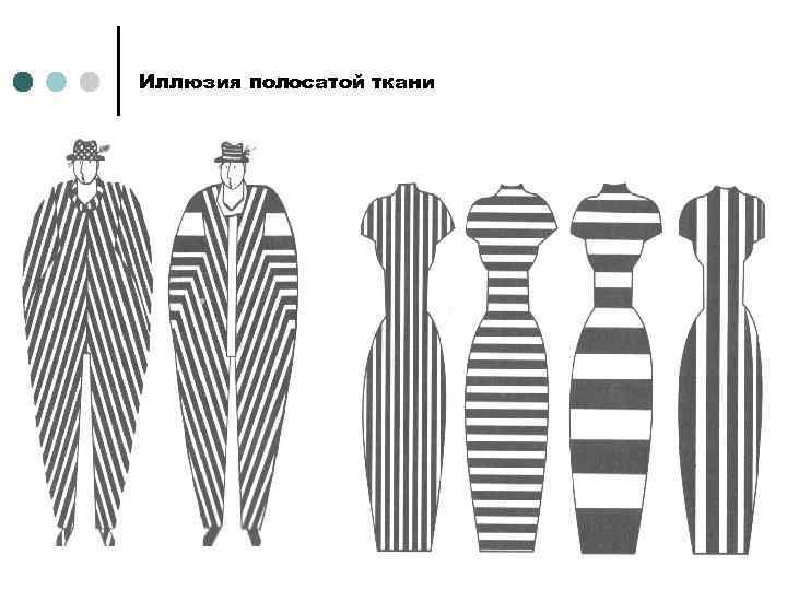 Иллюзия полосатой ткани 