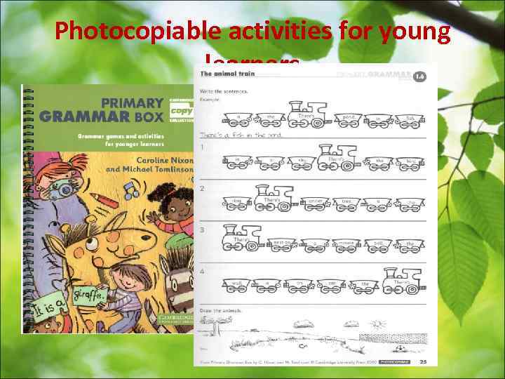Photocopiable activities for young learners 