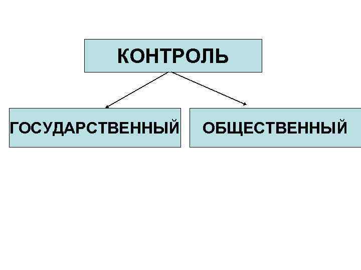КОНТРОЛЬ ГОСУДАРСТВЕННЫЙ ОБЩЕСТВЕННЫЙ 