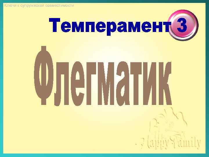 Ключи к супружеской совместимости 