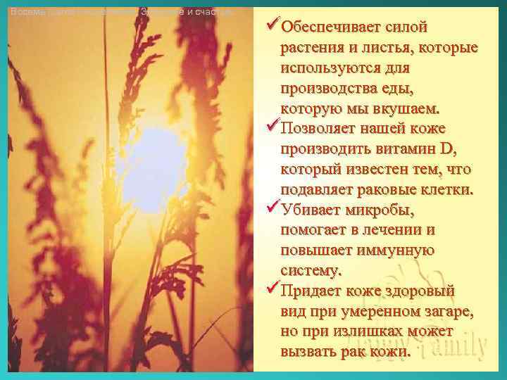 Восемь шагов к исцелению. Здоровье и счастье. üОбеспечивает силой растения и листья, которые используются