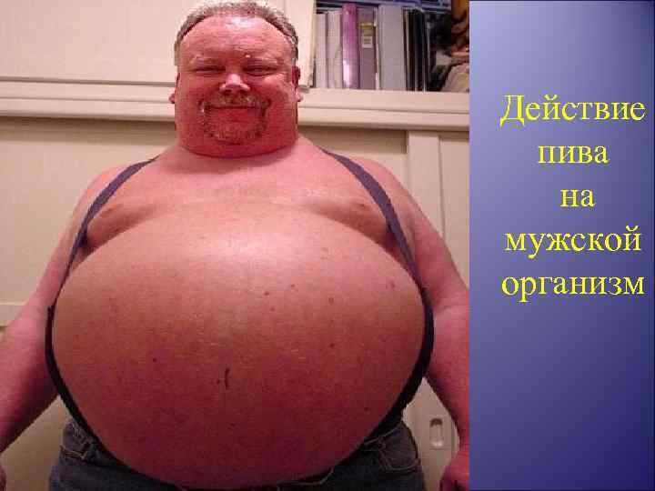 Действие пива на мужской организм 