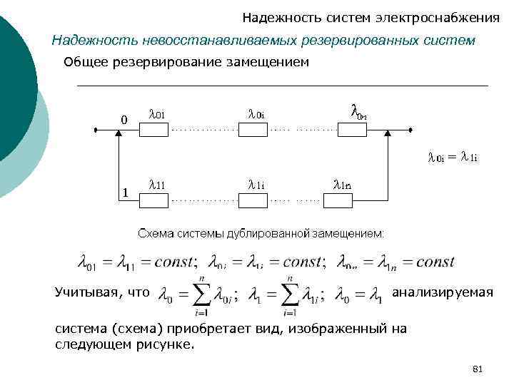 Надежность схемы электроснабжения