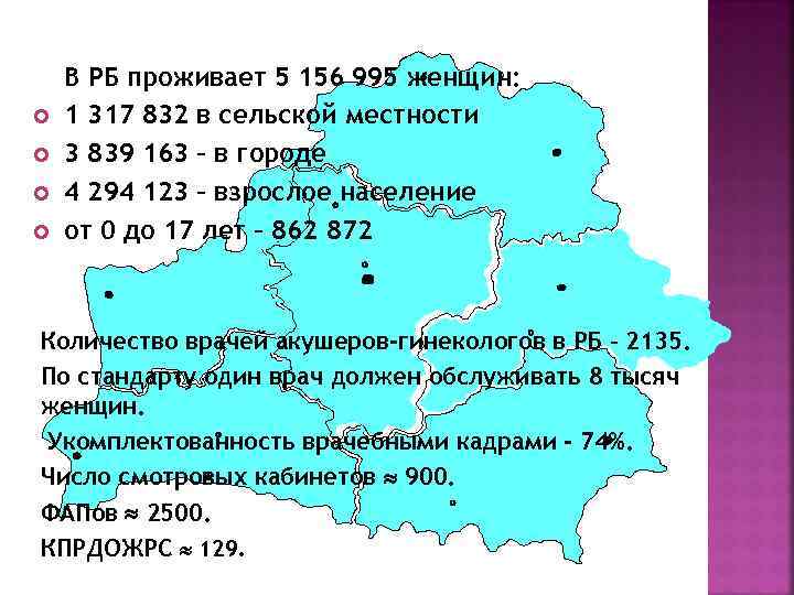  В РБ проживает 5 156 995 женщин: 1 317 832 в сельской местности
