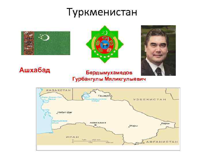 Туркменистан Ашхабад Бердымухамедов Гурбангулы Мяликгулыевич 
