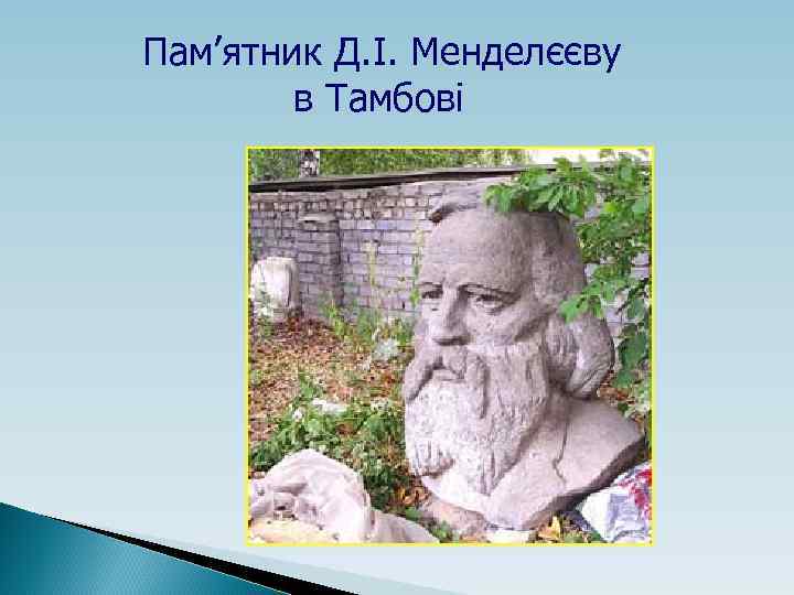 Пам’ятник Д. І. Менделєєву в Тамбові 