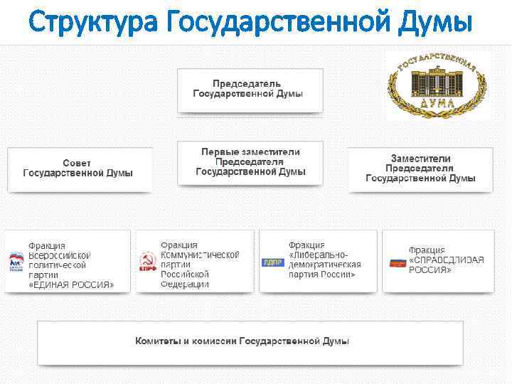 Структура Государственной Думы 