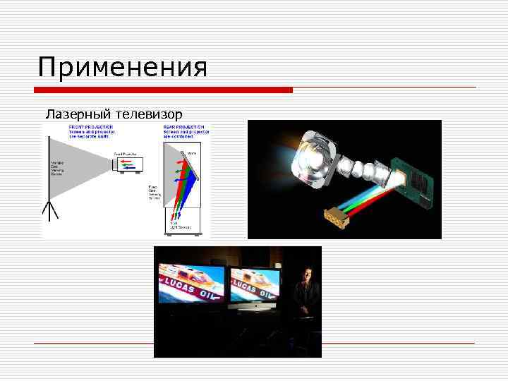 Применения Лазерный телевизор 