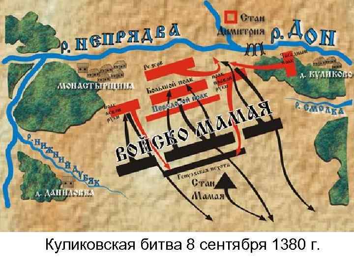 Куликовская битва 8 сентября 1380 г. 