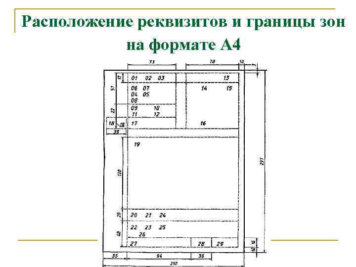 Угловое расположение реквизитов образец