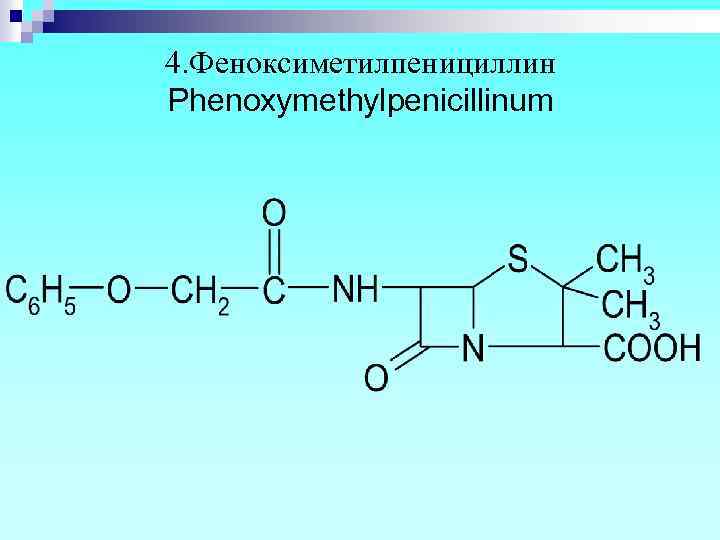 Бета-лактамиды природные и полусинтетические пенициллины и цефалоспорины