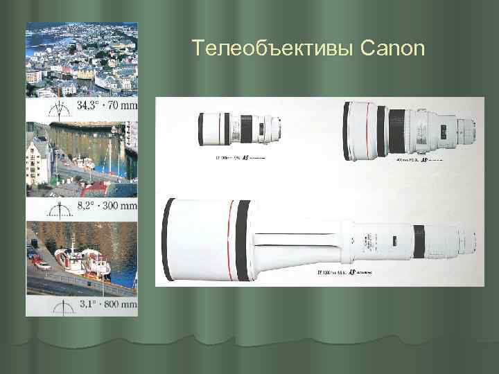 Телеобъективы Canon 