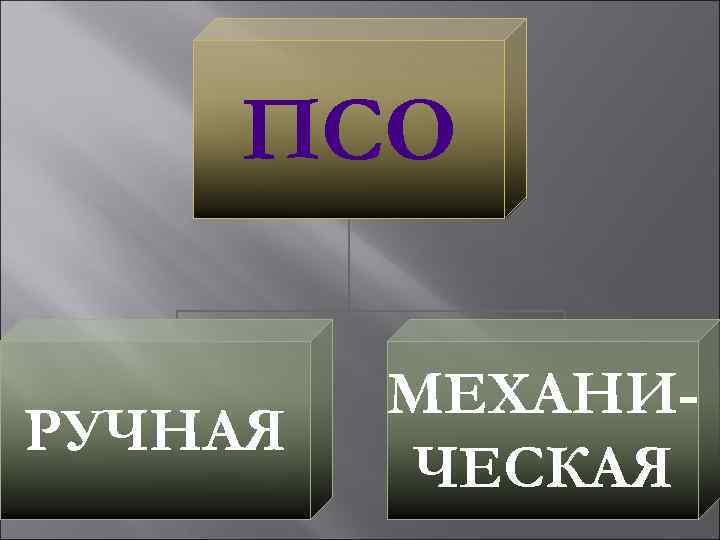 ПСО РУЧНАЯ МЕХАНИЧЕСКАЯ 