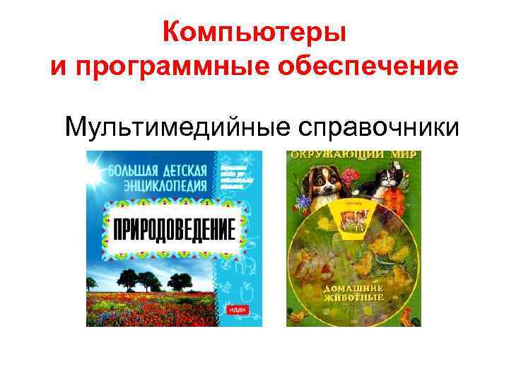 Компьютеры и программные обеспечение Мультимедийные справочники 