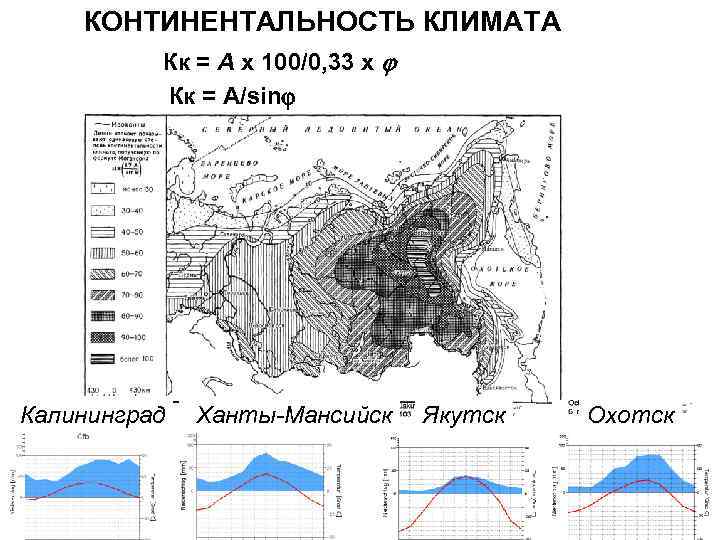 Континентальность климата это. Карта континентальности климата России. Степень континентальности климата в России. В каком направлении нарастает континентальность климата