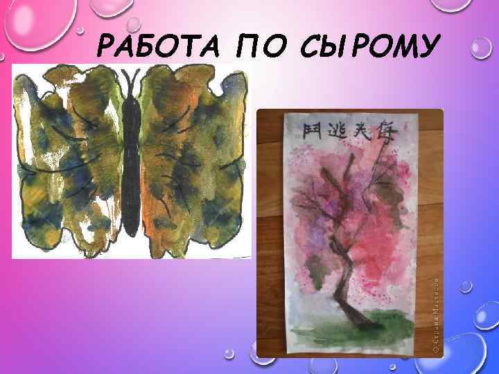 РАБОТА ПО СЫРОМУ 